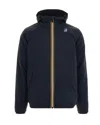 K-way K Way Le Vrai Claude 3.0 Warm Black Waterproof Jacket In Black