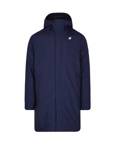 K-WAY THOMAS WARM OTTOMAN BLUE DEPTH JACKET