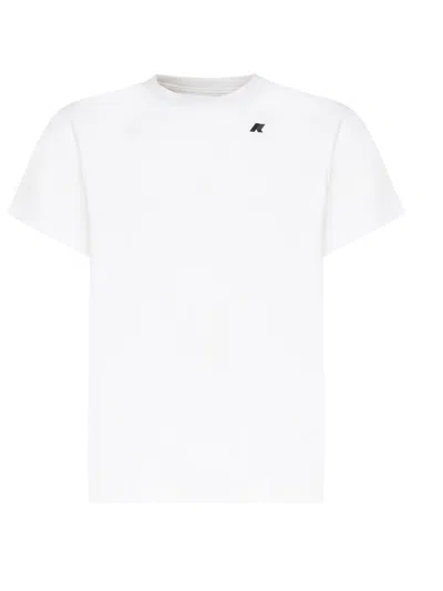 K-way Graphite Jersey T-shirt In White