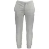 K-way Gray Cotton Pant In Gray