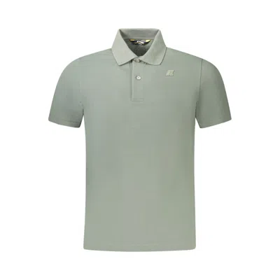 K-way Green Cotton Men Polo Shirt