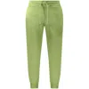 K-way Green Cotton Pant In Green