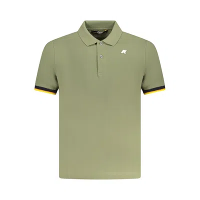 K-WAY GREEN COTTON POLO SHIRT