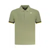 K-way Vincent Piquet Polo Shirt In Cotton In Green