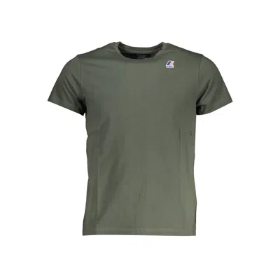 K-way Green Cotton T-shirt In Gray