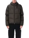 K-way Padded Black Jacket With Quilted Design In Green