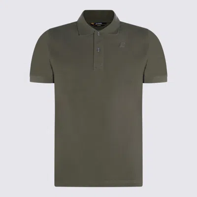 K-way Green Lichen Cotton Polo Shirt