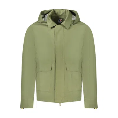 K-way Green Linen Men Jacket
