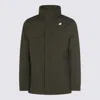 K-way Green Manuel Warm Ottoman Casual Jacket In Green