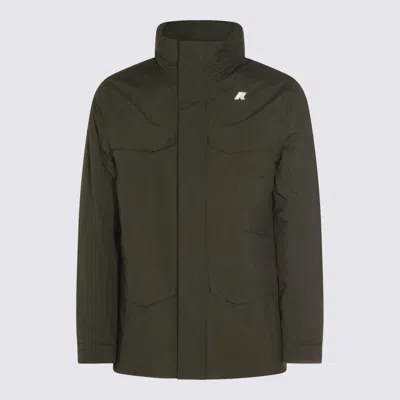 K-WAY GREEN MANUEL WARM OTTOMAN CASUAL JACKET