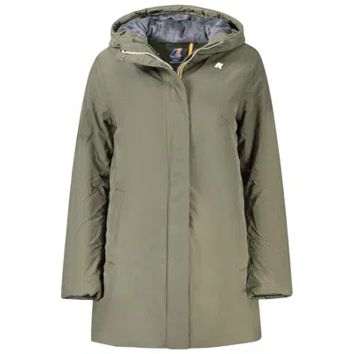 K-way Green Polyamide Jackets & Coat