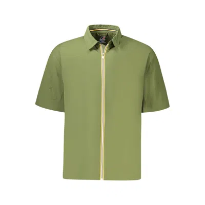 K-way Green Polyamide Men Jacket
