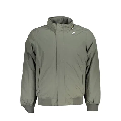 K-way Green Polyester Jacket In Brown