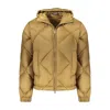 K-way Green Polyester Men Jacket In Yellow