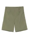 K-way 'bent' Military Green Shorts