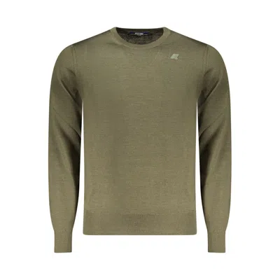K-way Green Wool Men's Sweater