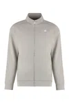 K-way Hayce Full Zip Cotton Hoodie In Beige