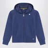 K-way Haycel Blue Hoodie In Blue