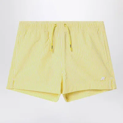 K-way K Way Hazel Striped Swimsuit In Multicolor