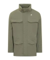 K-way Manuel Multi-pocket Jacket In Green