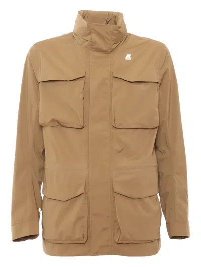 K-WAY HIGH-NECK FOUR-POCKET JACKET