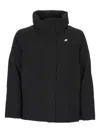 K-way High-neck Jacket In Black