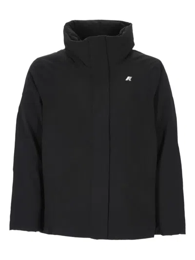 K-way High-neck Jacket In Black