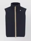 K-way Technical Fabric Jacket With Removable Hood In Black