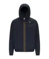 K-way Hooded Casual Jacket In Blue