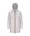 K-way Hooded Casual Jacket In White