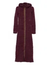 K-way Hooded Coat In Brown
