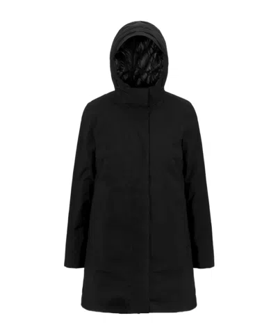 K-way Mathiel Bonded Padded Clothing In Black