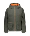 K-way Hooded Down Jacket In Black