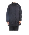 K-way Hooded Down Jacket In Blue