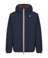 K-way Jack St Thermo Reversibile Jacket In Blue