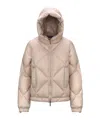 K-way Hooded Down Jacket In Nude