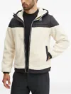 K-way Hooded Fleece Jacket In White
