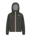 K-way Hooded Jacket In Black
