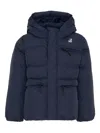K-way Hooded Jacket In Blue