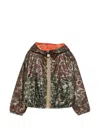 K-way Hooded Jacket In Multi