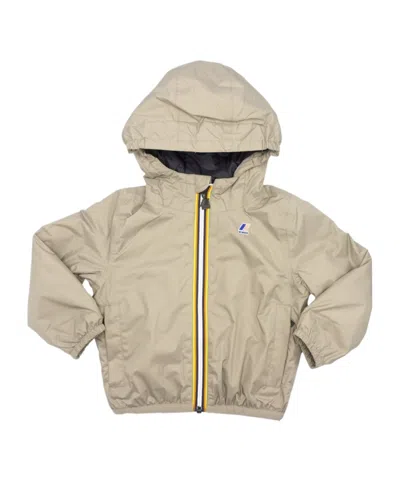 K-way Hooded Jacket In Nude