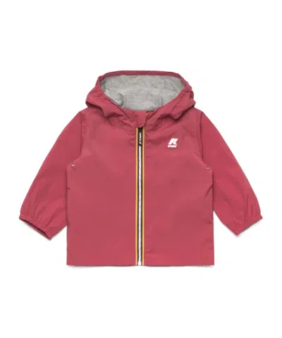 K-way Hooded Jacket In Pink