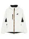 K-way Hooded Jacket In White