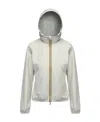 K-way Laurette Plus.2 Double Short Down Jacket In White