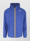 K-way Hooded Jacket With Adjustable Drawstring And Pockets
