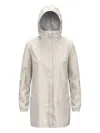 K-way Hooded Logo-print Jacket In Neutral
