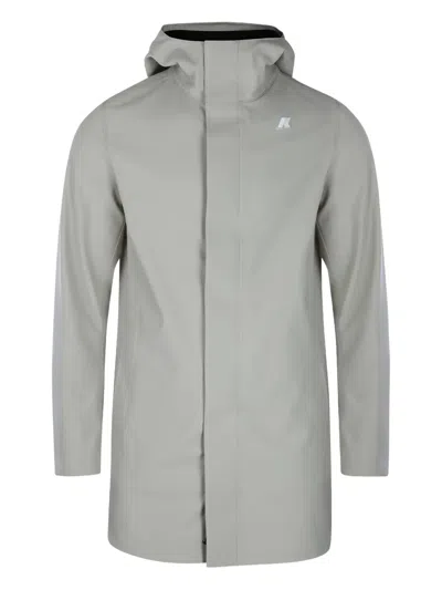 K-WAY HOODED LONGLINE JACKET