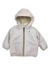 K-way Hooded Padded Jacket In Gray