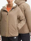 K-way Hooded Padded Jacket In Neutral