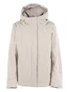 K-way Hooded Padded Jacket In Neutral